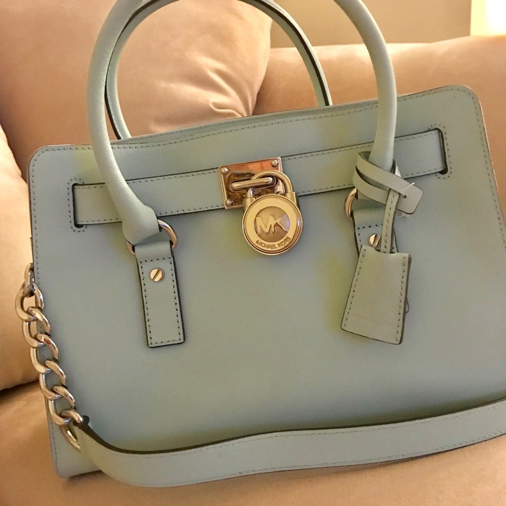 Michael Kors (celadon) Leather Hamilton.